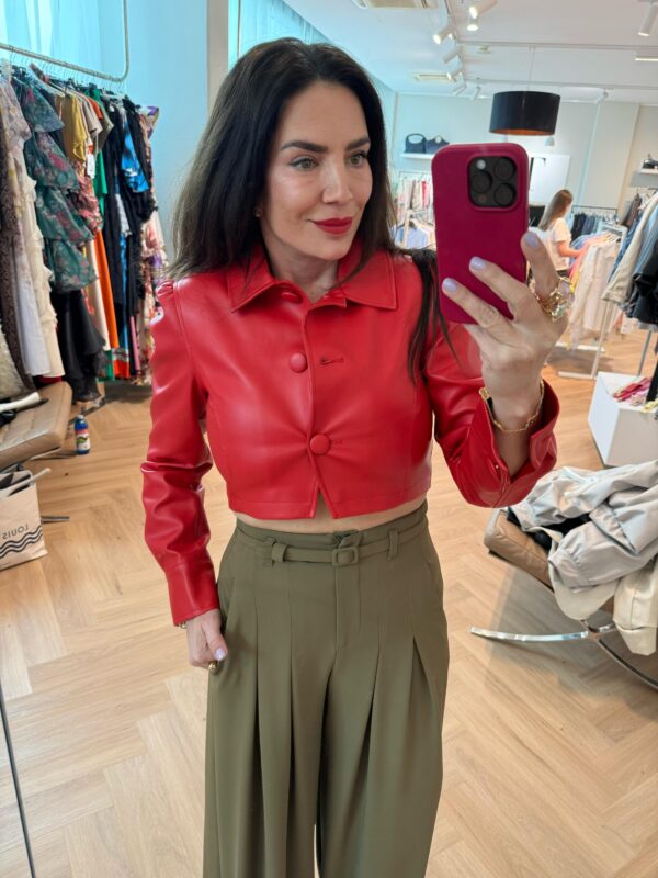 Koženková bunda zn. Fracomina